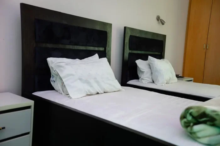 Bedroom view of deluxe room in Jos Nigeria