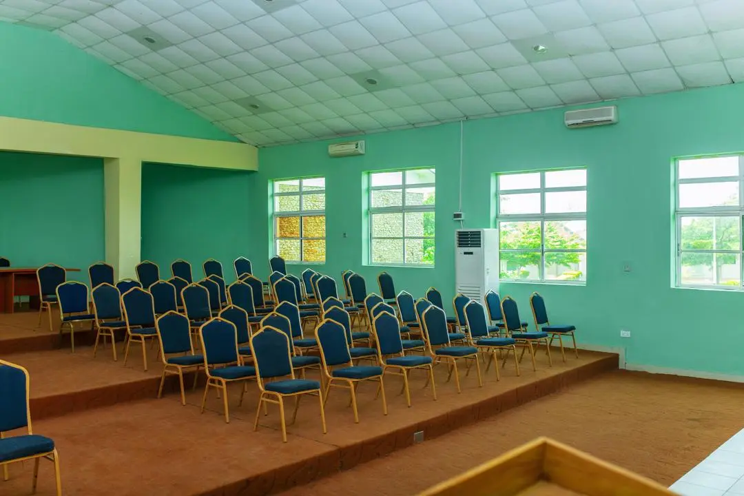 Image showing the center view of Carter Conlon meeting hall in Jos Nigeria